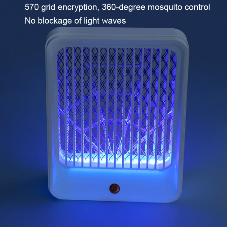 Household USB Wall Mounted Mosquito Killer Lamp, Style: Charge and Plug Dual-Use White