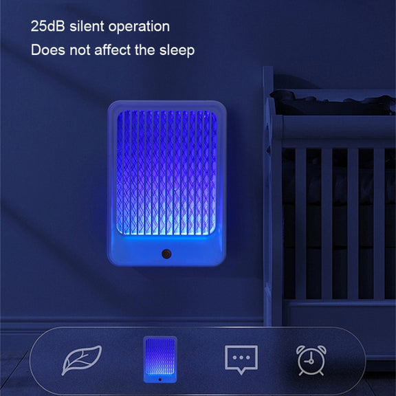 Household USB Wall Mounted Mosquito Killer Lamp, Style: Plug-in Model White