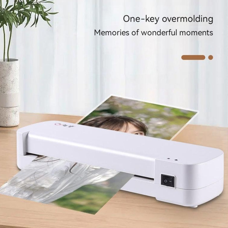 A4 Hot Cold Laminator Machine Photo Documents Hot Lamination 220V EU Plug