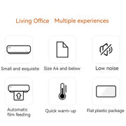 A4 Hot Cold Laminator Machine Photo Documents Hot Lamination 220V EU Plug