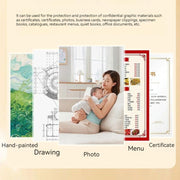 A4 Hot Cold Laminator Machine Photo Documents Hot Lamination 220V EU Plug