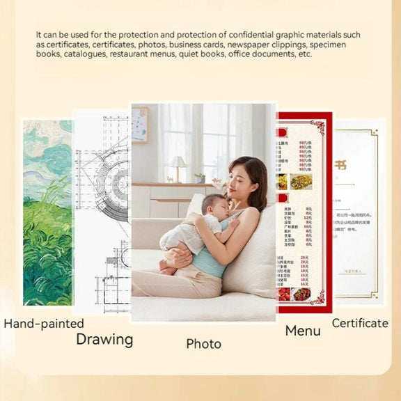 A4 Hot Cold Laminator Machine Photo Documents Hot Lamination 220V EU Plug