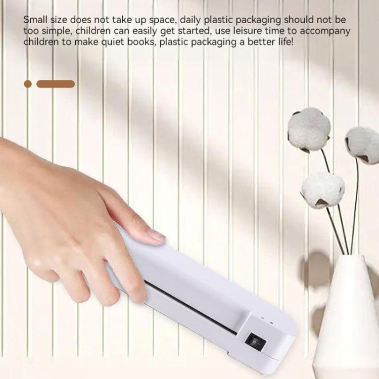 A4 Hot Cold Laminator Machine Photo Documents Hot Lamination 220V EU Plug