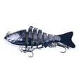 HENGJIA 10cm 24g Bionic Multi-Section Fish Bait Plastic Electroplating Fake Bait(4) - Fishing Lures by HENGJIA | Online Shopping South Africa | PMC TechLife | Buy Now Pay Later Mobicred