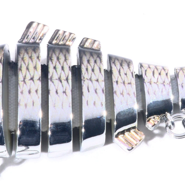 HENGJIA 10cm 24g Bionic Multi-Section Fish Bait Plastic Electroplating Fake Bait(1)