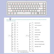 Hot Swap Shaft Wired RGB Back Light Customized Mechanical Keyboard Kit(Green Transparent)
