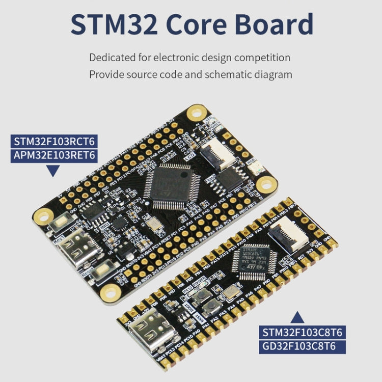 Yahboom MCU RCT6 Development Board STM32 Experimental Board ARM System Core Board, Specification: APM32E103RET6