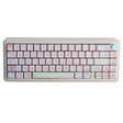 Bluetooth Wireless 3-mode RGB Backlit Gaming Mechanical Keyboard Aluminum Alloy Kit + Keycap(Pink) - Other by PMC TechLife | Online Shopping South Africa | PMC TechLife | Buy Now Pay Later Mobicred