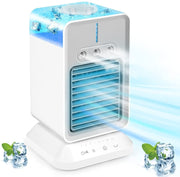2000 mAh USB Mini Desktop Spray Humidification Cooling Fan Home Air Conditioner Fan Cooler