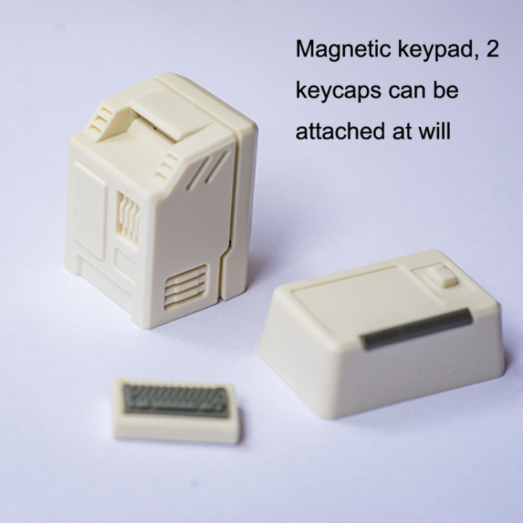 Mechanical Keyboard MAC Retro Light Transmission Keycap(Black)