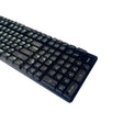 132 Keys DIY Customized Mechanical Keyboard Universal Transparent Crystal Keycap Black Transparent White Letter - Other by PMC TechLife | Online Shopping South Africa | PMC TechLife | Buy Now Pay Later Mobicred
