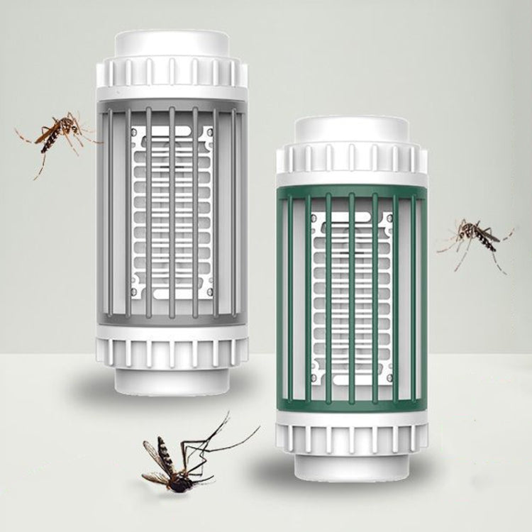 LED-UV Purple Light Wave Electric Shock Mosquito Killer Lamp Mini Plug-In Mosquito Repellent, CN Plug(Green)