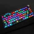 82 Keys Bluetooth Wireless 3-mode RGB Hot-plug Customized Mechanical Keyboard Kit + Keycap(Black) - Other by PMC TechLife | Online Shopping South Africa | PMC TechLife | Buy Now Pay Later Mobicred