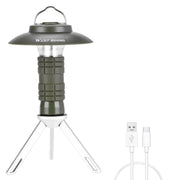 WEST BIKING Outdoor Lighthouse Camping Light LED Portable Magnetic Emergency Flashlight(Army Green)