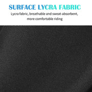 WEST BIKING Bike Cushion Cover Thick Silicone Quick Release Seat Cushion(Black)