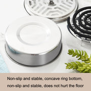 Stainless Steel Mosquito Incense Tray Holder Household Fireproof Mosquito Incense Box With Cover(As Show)