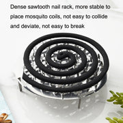 Stainless Steel Mosquito Incense Tray Holder Household Fireproof Mosquito Incense Box With Cover(As Show)