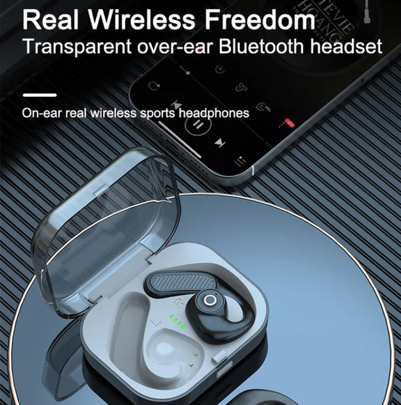 K23  TWS Hanging Ear Earphones Air Conduction Bluetooth Headset(Sky Blue)