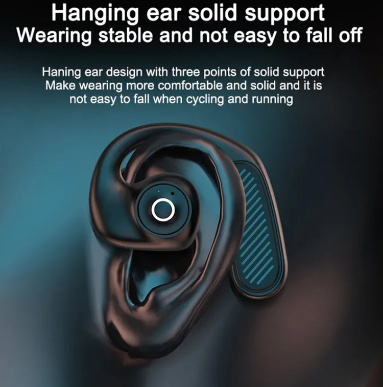 K23  TWS Hanging Ear Earphones Air Conduction Bluetooth Headset(Pink)