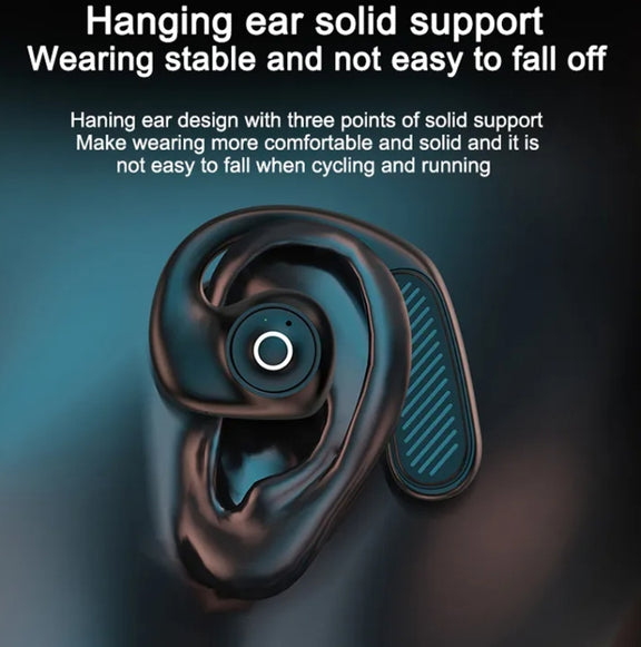 K23  TWS Hanging Ear Earphones Air Conduction Bluetooth Headset(Pink)