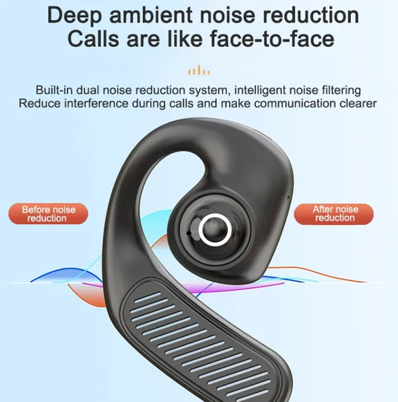 K23  TWS Hanging Ear Earphones Air Conduction Bluetooth Headset(Sky Blue)