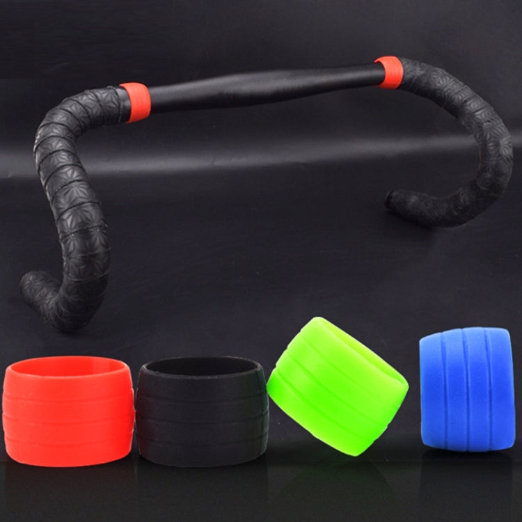 WEST BIKING 2pairs Road Bike Handlebar With Retaining Ring Brake Cable Protector(Green)