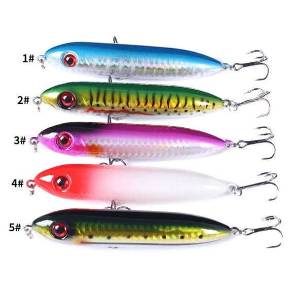 HENGJIA Pencil Road Lure Warp Bass Hard Fake Bait(4)