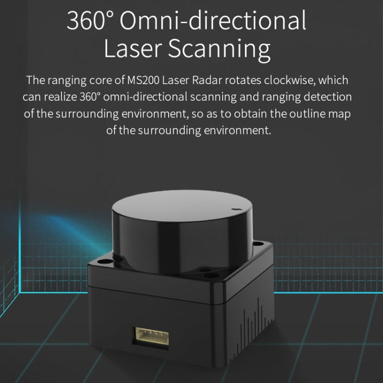 Yahboom Lidar ROS2 Robot SLAM Mapping Navigation Ranging TOF(MS200)
