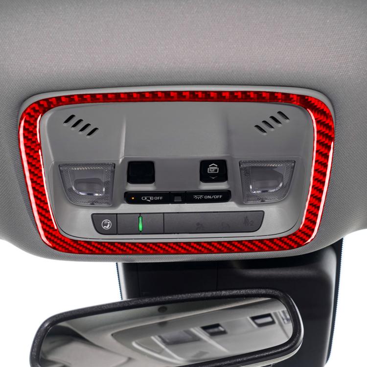 For Chevrolet Malibu 2016-2024 Left-hand Drive Reading Light Frame Decoration Sticker(Black)