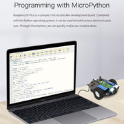 Yahboom Python Programming Smart Car Development Board Kit For Raspberry Pi Pico(Pico Robot)