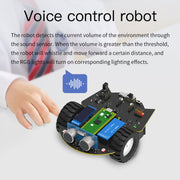 Yahboom Python Programming Smart Car Development Board Kit For Raspberry Pi Pico(Pico Robot)