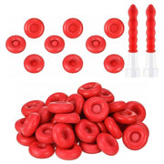 10pcs Glass Glue Nozzle Sealing Cap Leak-proof Sleeve Glass Glue Nozzle Protective Sleeve