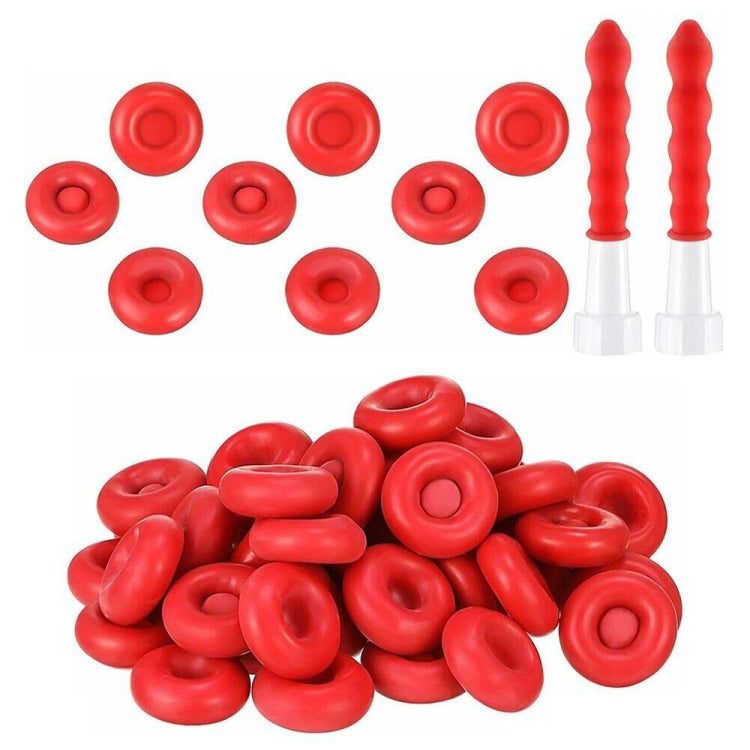 10pcs Glass Glue Nozzle Sealing Cap Leak-proof Sleeve Glass Glue Nozzle Protective Sleeve