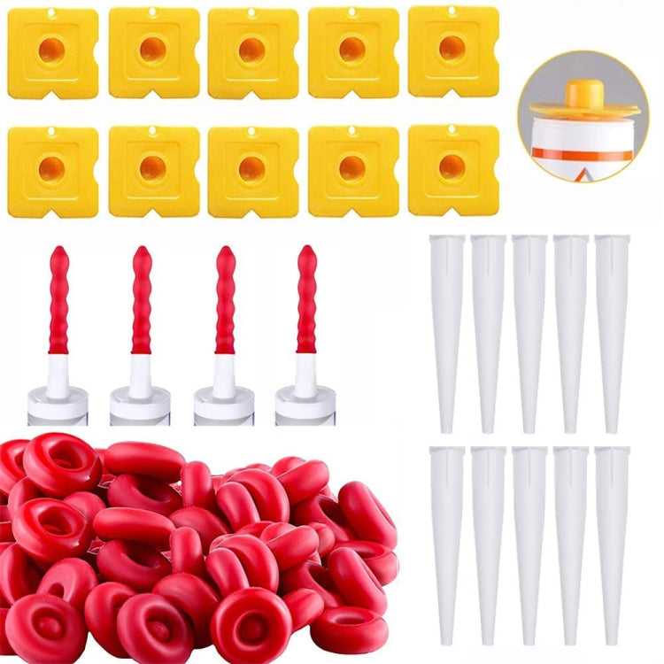 10pcs Glass Glue Nozzle Sealing Cap Leak-proof Sleeve Glass Glue Nozzle Protective Sleeve