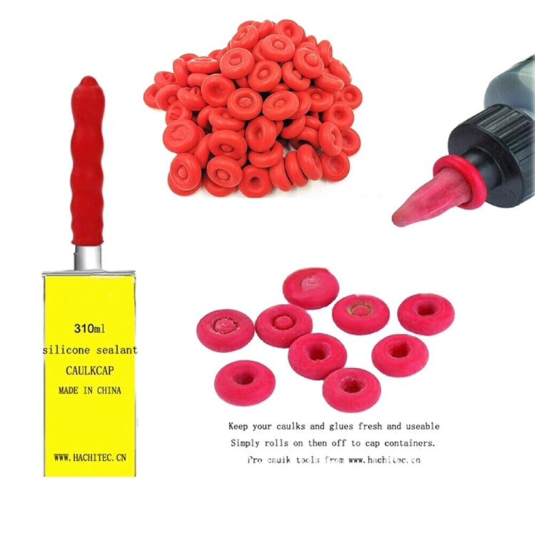 20pcs Glass Glue Nozzle Sealing Cap Leak-proof Sleeve Glass Glue Nozzle Protective Sleeve