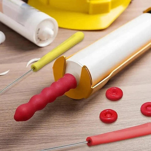 10pcs Glass Glue Nozzle Sealing Cap Leak-proof Sleeve Glass Glue Nozzle Protective Sleeve