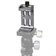 XILETU XJ-8 Aluminum Alloy Camera Head Tripod Mobile Phone Clip(Titanium) - Other Accessories by XILETU | Online Shopping South Africa | PMC TechLife | Buy Now Pay Later Mobicred