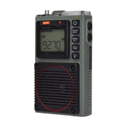HanRongda HRD-787 High Performance Full Band Portable Bluetooth Card SOS Warning LED Lighting Radio(Green)