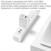 Original Xiaomi 35W USB-C+USB-A Fast Charge Portable Dual Port Charger(1C+1A), US Plug(White)