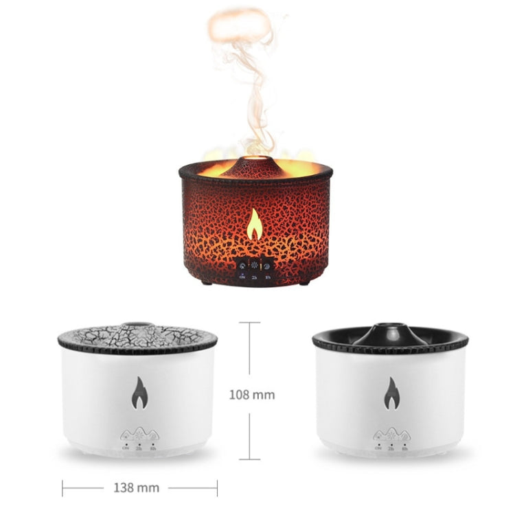 Volcanic Essential Oil Aroma Diffuser Ultrasonic Air Humidifier, Model: Full Split Remote Control(EU Plug)