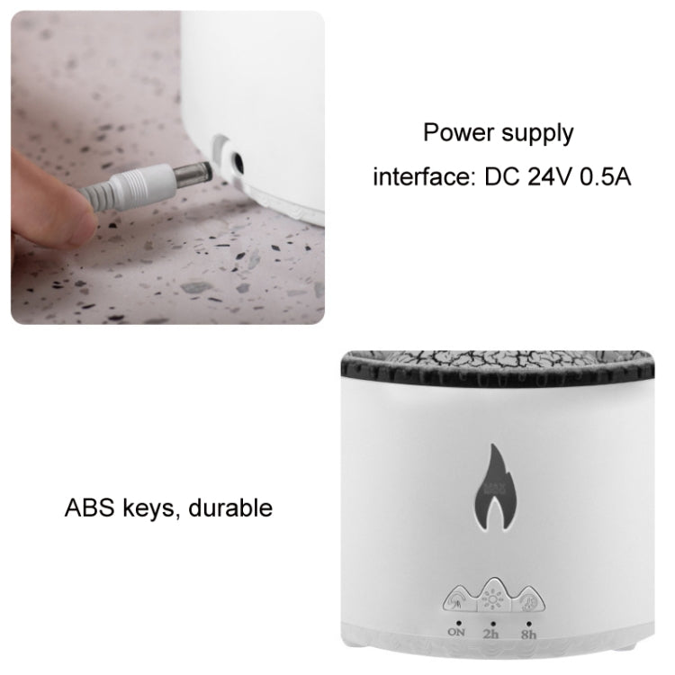 Volcanic Essential Oil Aroma Diffuser Ultrasonic Air Humidifier, Model: Full Split Remote Control(EU Plug)