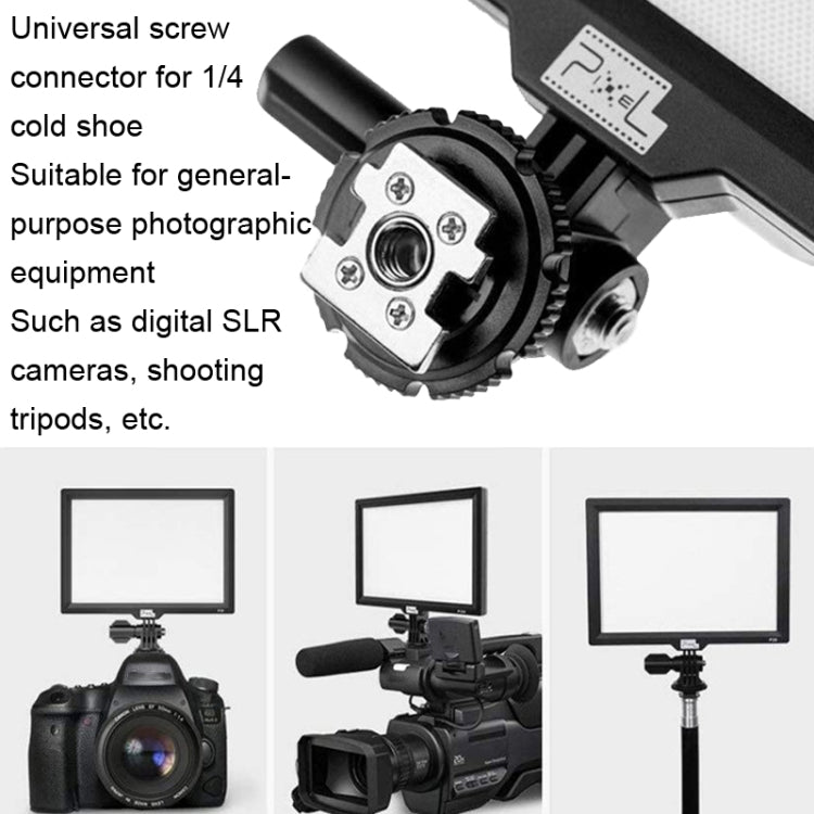 Pixel P50 Dual Color Temperature Flat Panel Fill Light 45W Soft Outdoor Shooting Fill Light For Straight Photography(Lamp+AU Plug Adapter)