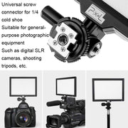 Pixel P50 Dual Color Temperature Flat Panel Fill Light 45W Soft Outdoor Shooting Fill Light For Straight Photography(Lamp+US Plug Adapter)