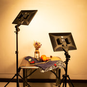Pixel P50 Dual Color Temperature Flat Panel Fill Light 45W Soft Outdoor Shooting Fill Light For Straight Photography(Lamp+UK Plug Adapter)
