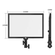 Pixel P50 Dual Color Temperature Flat Panel Fill Light 45W Soft Outdoor Shooting Fill Light For Straight Photography(Lamp+AU Plug Adapter)