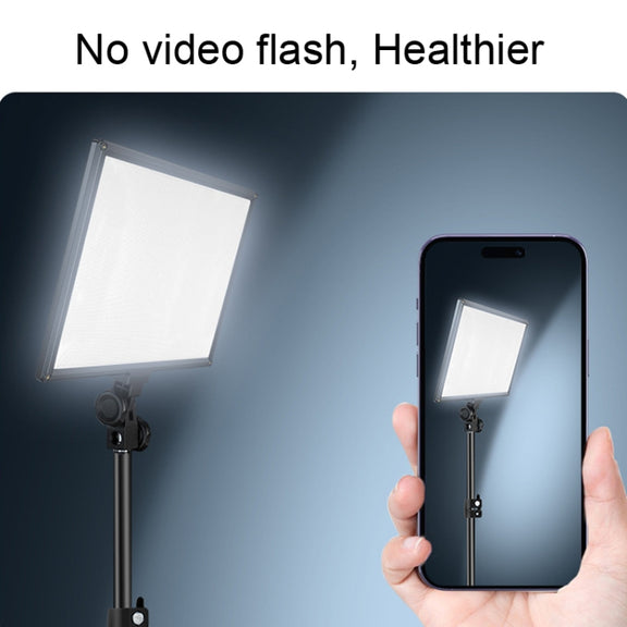 Pixel P50 Dual Color Temperature Flat Panel Fill Light 45W Soft Outdoor Shooting Fill Light For Straight Photography(Lamp+AU Plug Adapter)