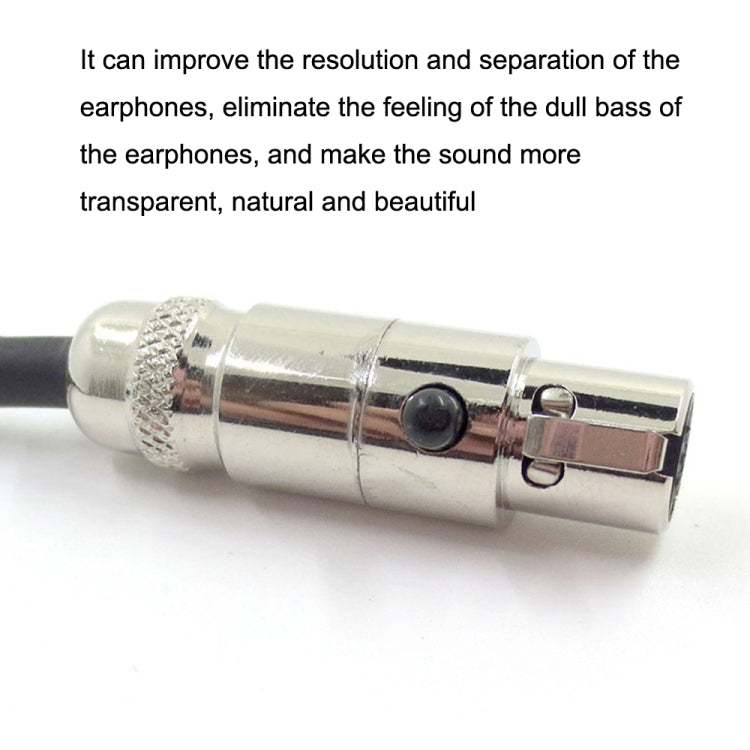 2m For K240 / K141 / K271 / K702 / Q701 / K712 Headphone Cable Mini Cartoon Head Upgrade Line(Black)