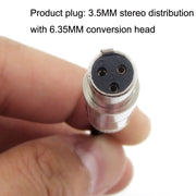 2m For K240 / K141 / K271 / K702 / Q701 / K712 Headphone Cable Mini Cartoon Head Upgrade Line(Black)