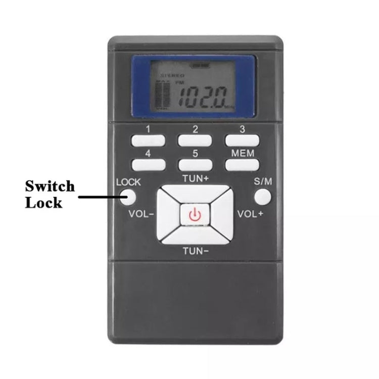 HanRongda HRD-109 Portable Mini FM Radio Conference Receiver(White)