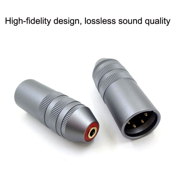 4 Core XLR to 4.4mm Amplifier Balance Female Headphone Adapter